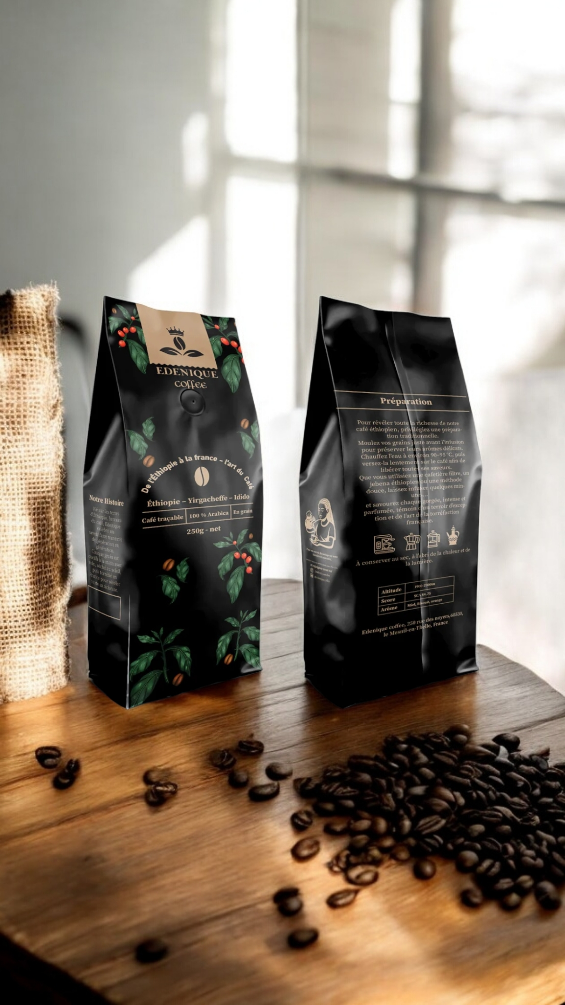 Café torréfié - Yirgacheffe Idido - 250 G